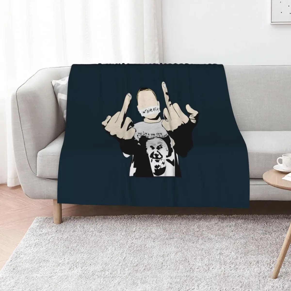 eminem Throw Blanket Quilt sofa bed wednesday Softest Sleeping Bag Heavy Blankets
