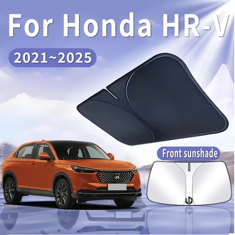 Per Honda HR-V 2021 ~ 2025 2022 Pieghevole Auto Visiera Parasole Parabrezza Anteriore Parasole Isolamento Termico Estate di Raffreddamento Accessori Auto