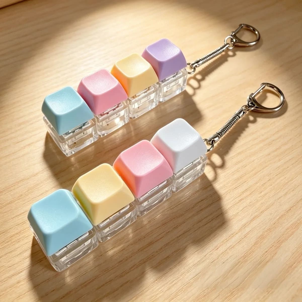 Giocattolo Antistress con Tastiera a 4/9 Luci, Giochi per Adulti, Giocattoli Antistress per Ragazzi e Ragazze, Portachiavi