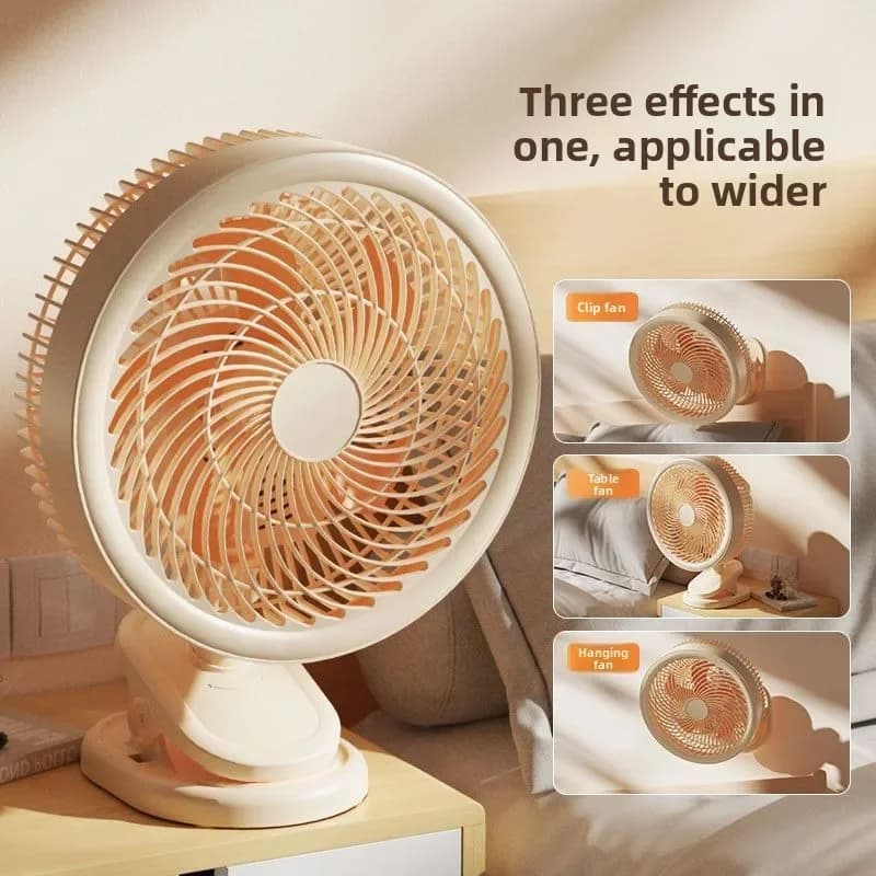 Ventilatore a clip da 10 pollici a 5 pale, grande ventilatore elettrico da letto per dormitorio studentesco, piccolo ventilatore da tavolo a circolazione d'aria