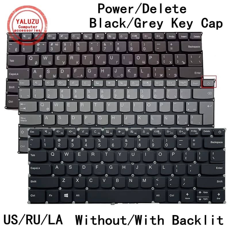 Tastiera per Laptop US/RU/LA per Lenovo YOGA 720-12 720-13 IKB/KBR/ISK 730-13IKB Chao7000-13 320S-13 ISK/IKB XiaoXin Air Pro