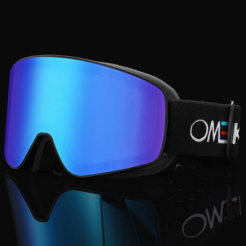 Nuovissimi occhiali da sci antiappannamento a doppio strato Maschera da snowboard da neve Occhiali da motoslitta