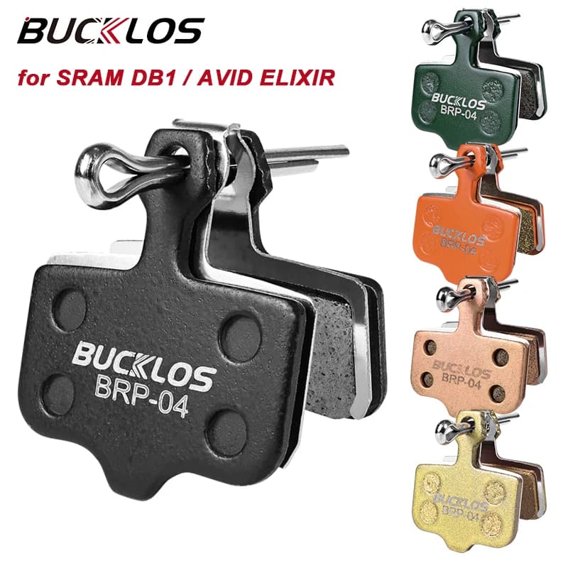 BUCKLOS Pastiglie Freno Bici per Sram ELIXIR Resistente All'usura Bicicletta Da Strada MTB Disco Idraulico Pad misura DB1 DB5 Accessori Freno Ciclismo