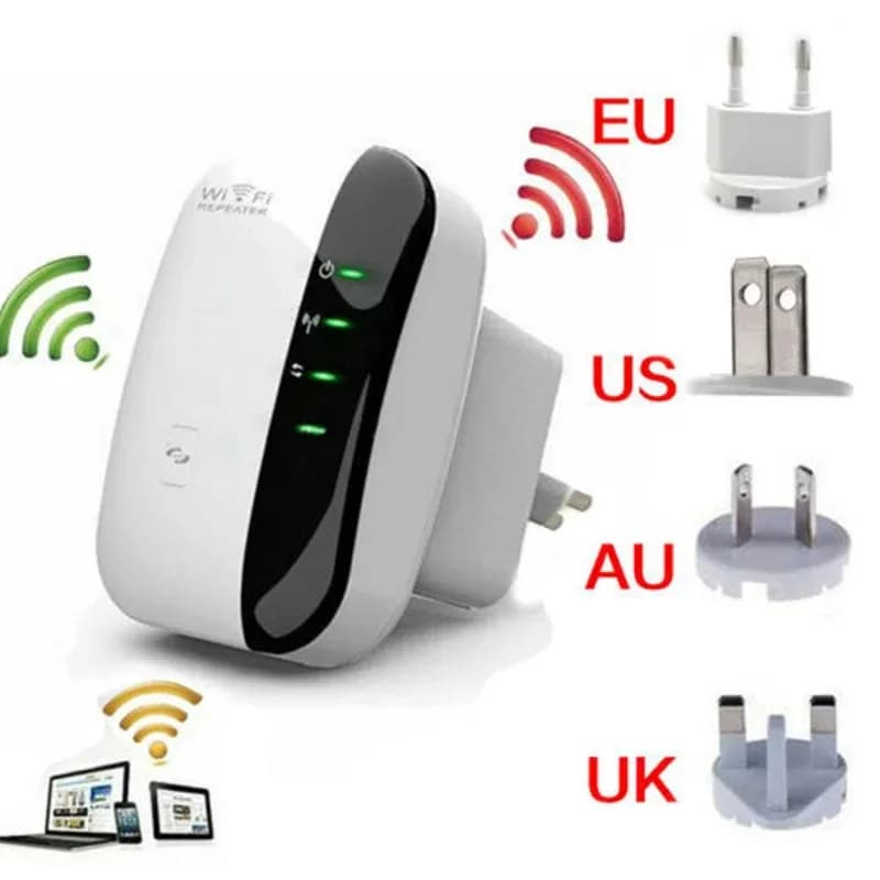 Ripetitore amplificatore di segnale Wifi Booster a lungo raggio 300M estensore di rete instradato Wireless migliora il piccolo punto di accesso al panino al vapore