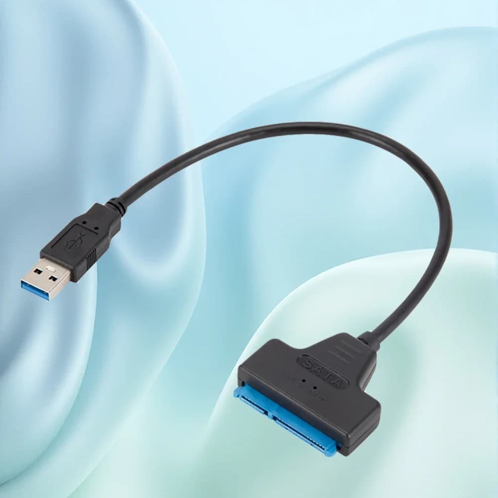 Adattatore cavo USB 3.0 SATA a USB fino a 6 Gbps supporta disco rigido SSD HDD esterno da 2,5 pollici Adattatore cavo SATA a 22 pin