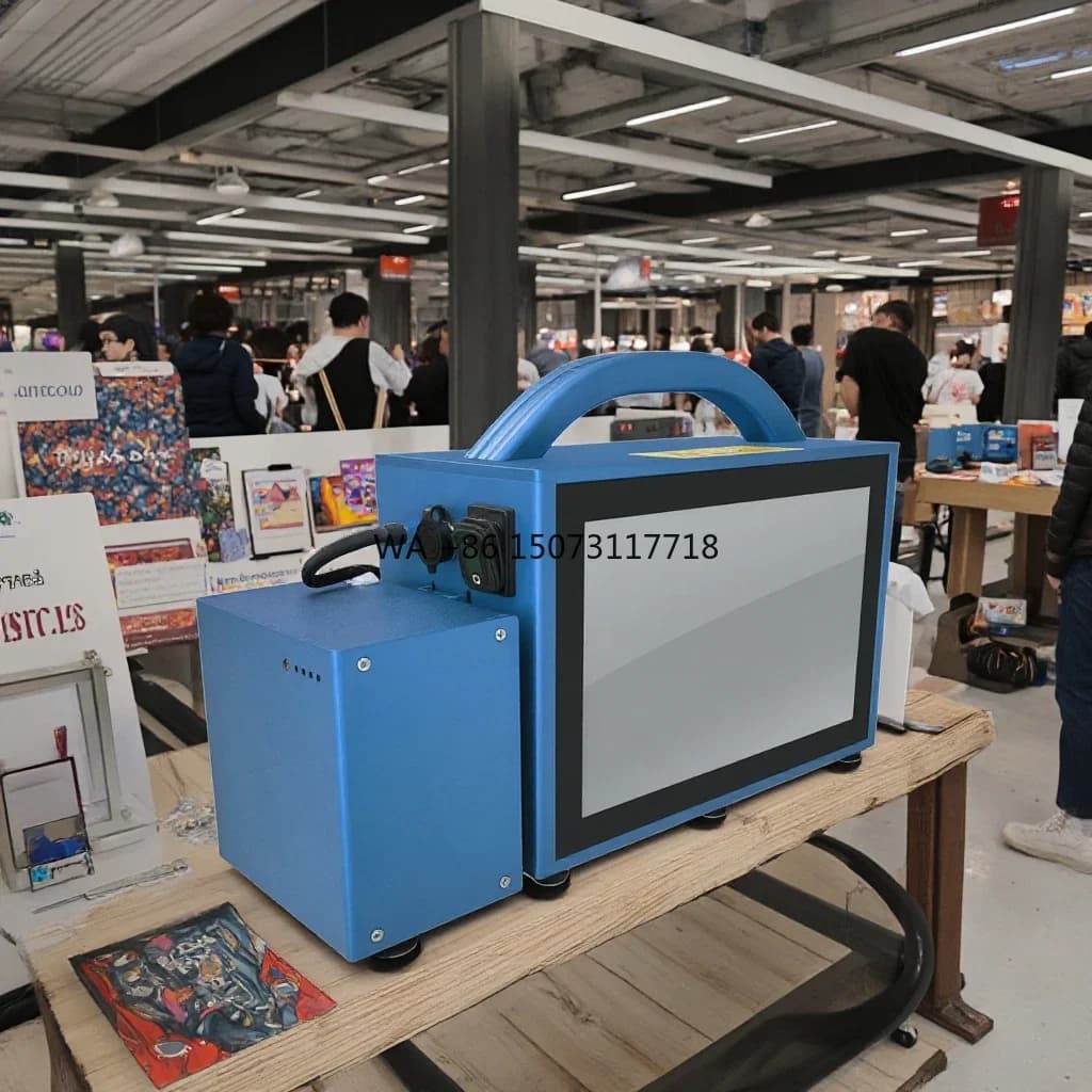 Macchina portatile per la produzione di 20w/30w Legno Pietra Carta Gomma MDF Cristallo Metallo