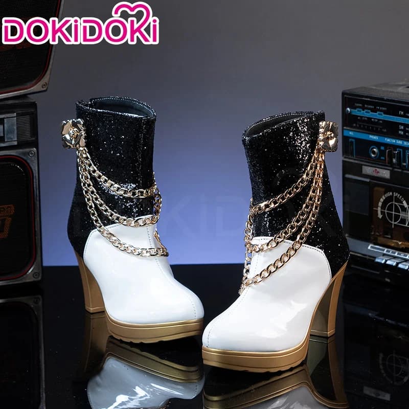 2026 IN STOCK Rumii Zoeyy Miraa Jinuu Babyy Mysteryy Romancee Abbyy Shoes Cosplay DokiDoki Women Men Halloween Boots Rumii FGW88