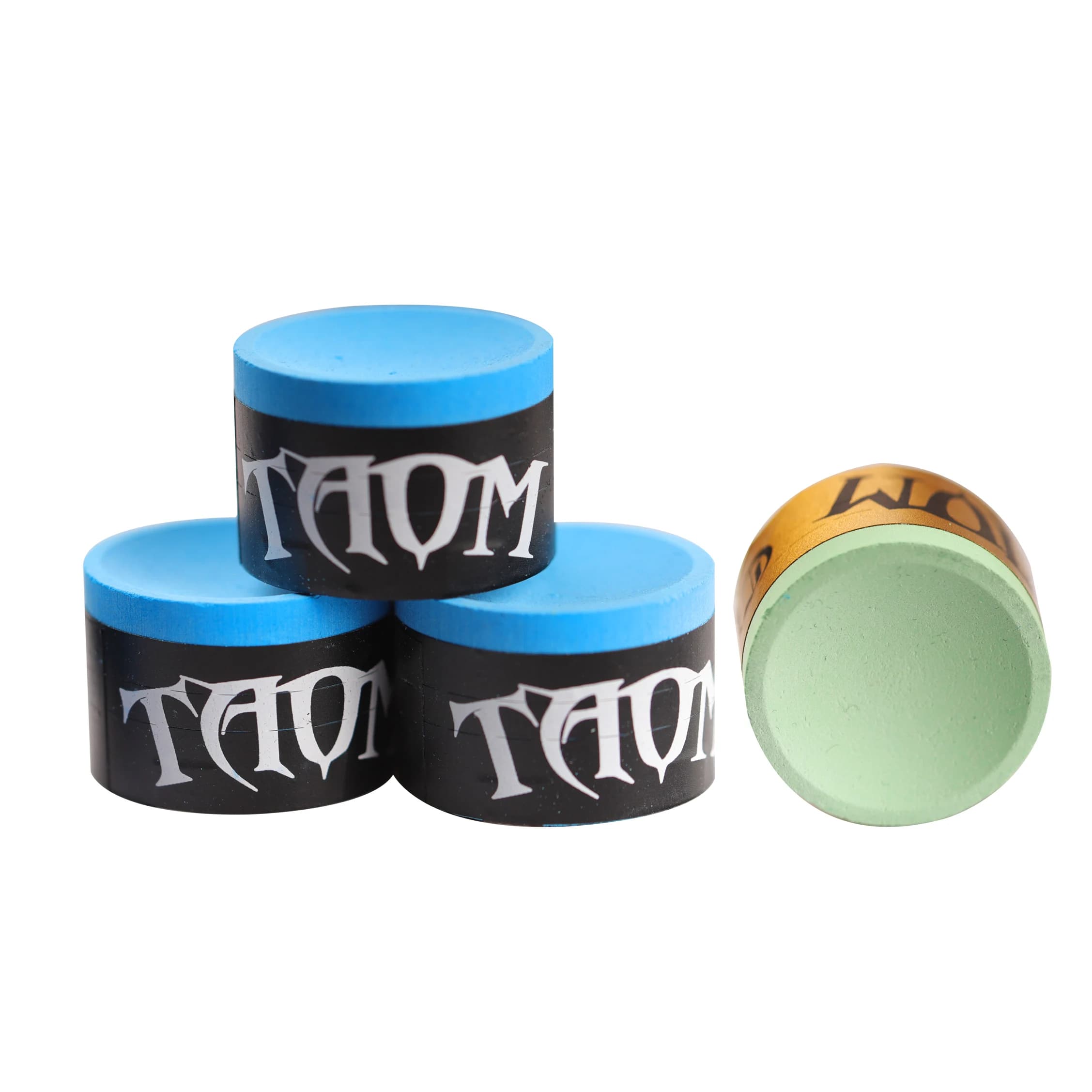 hit productProfessional Competition Level Pool Billiard Chalk Blue Green Pink Round Powder for Snooker Cues