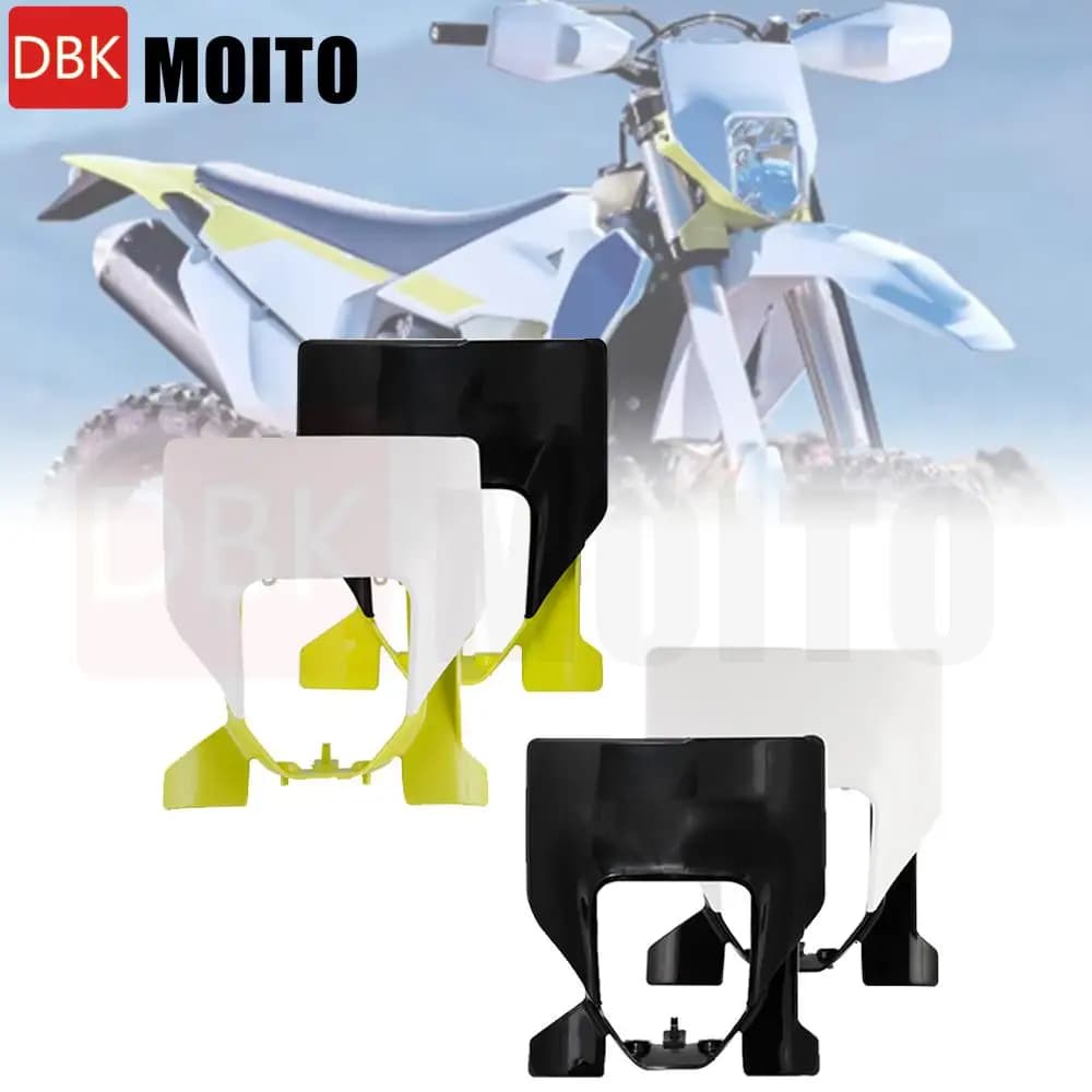 Maschera Anteriore Faro Moto Carena Copertura per Husqvarna TE FE 125 250 300 350 350S 350W 450 501 501W 2020-2023