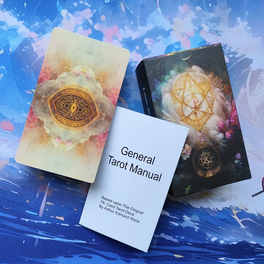 Lune de L'Univers mazzo di tarocchi divinazione con guida, carte dei tarocchi uniche, 78 tarocchi, Design personalizzato, mazzo Oracle, mazzo di tarocchi