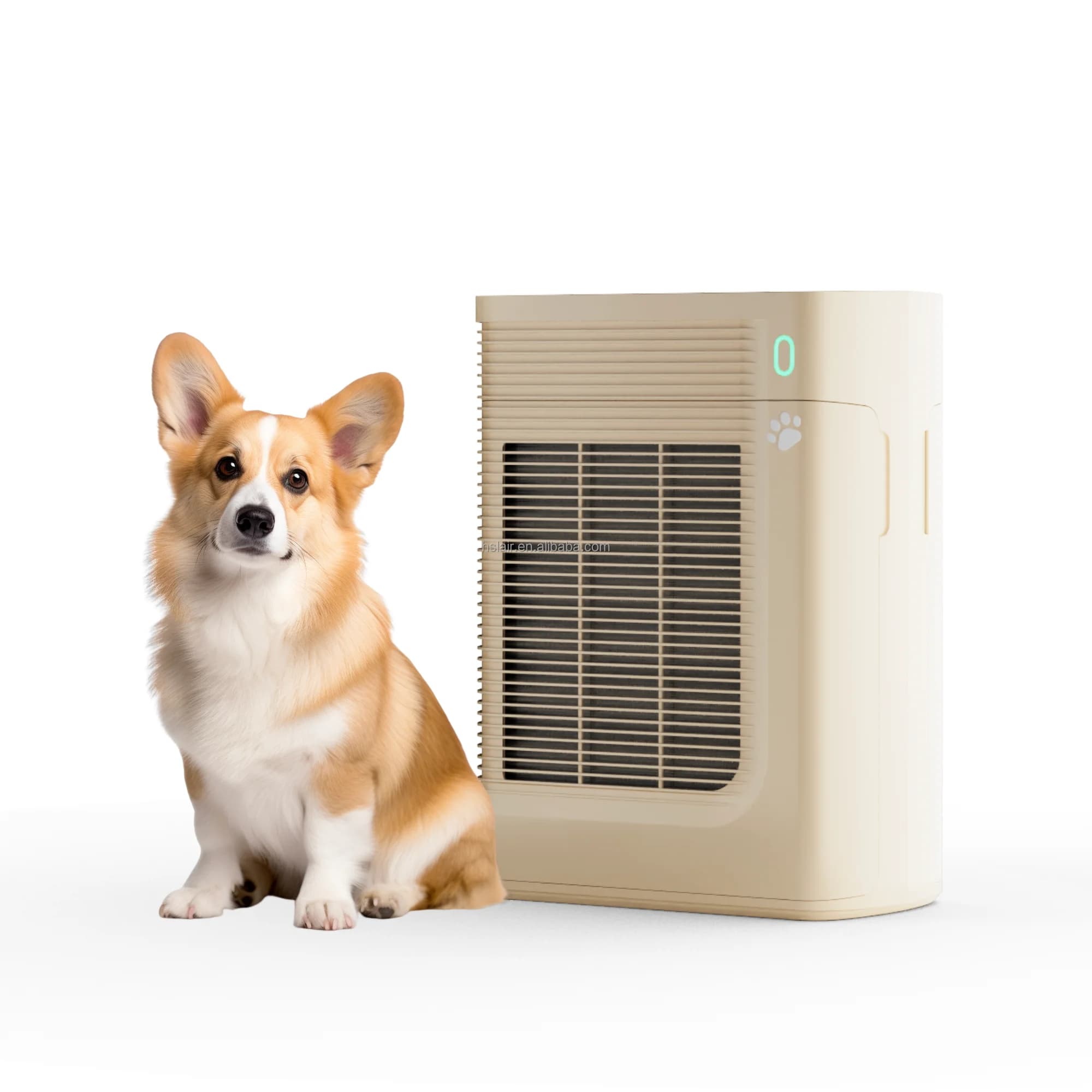 Purificatore d'Aria da Tavolo con Funzione Anionica Generatore di Ioni Negativi Filtro HEPA