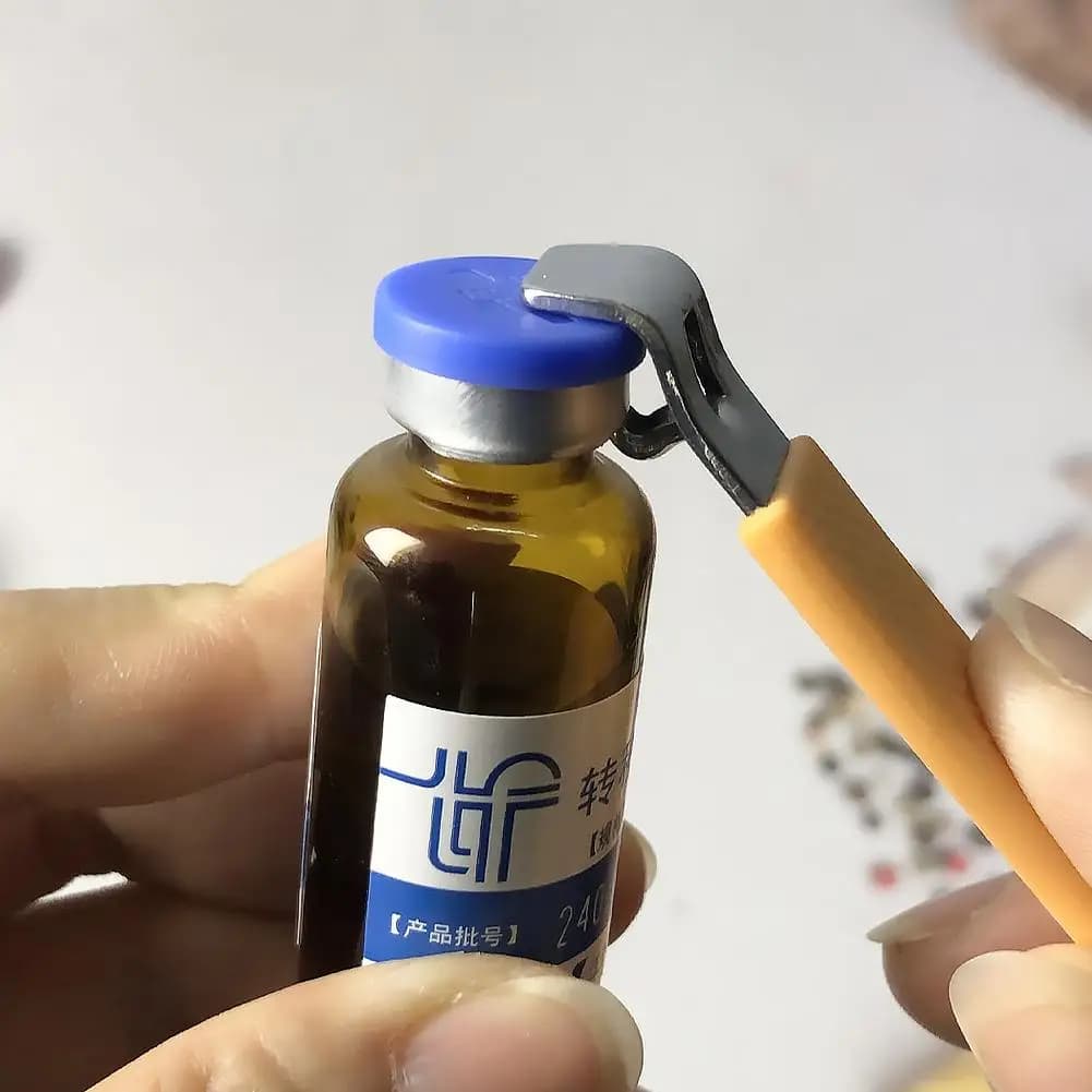 Apribottiglie e Apriscatole, Accessori da Cucina, Apriampolle Portatile in Acciaio Inox, Strumento Medico per Infermieri e Dottori