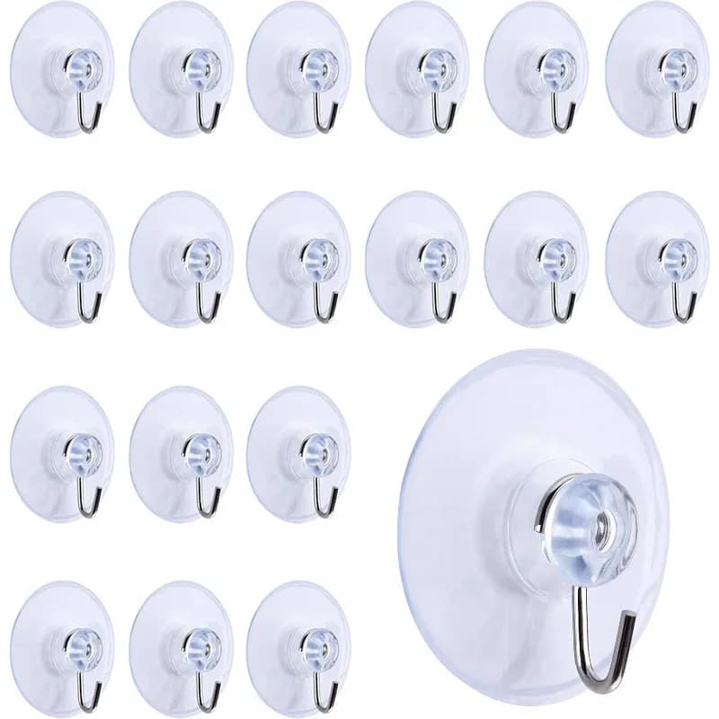 5/10 pezzi ganci a ventosa 40mm ganci da parete cucina di casa bagno finestra ganci di aspirazione forte tazza appendiabiti appendiabiti gancio multiuso