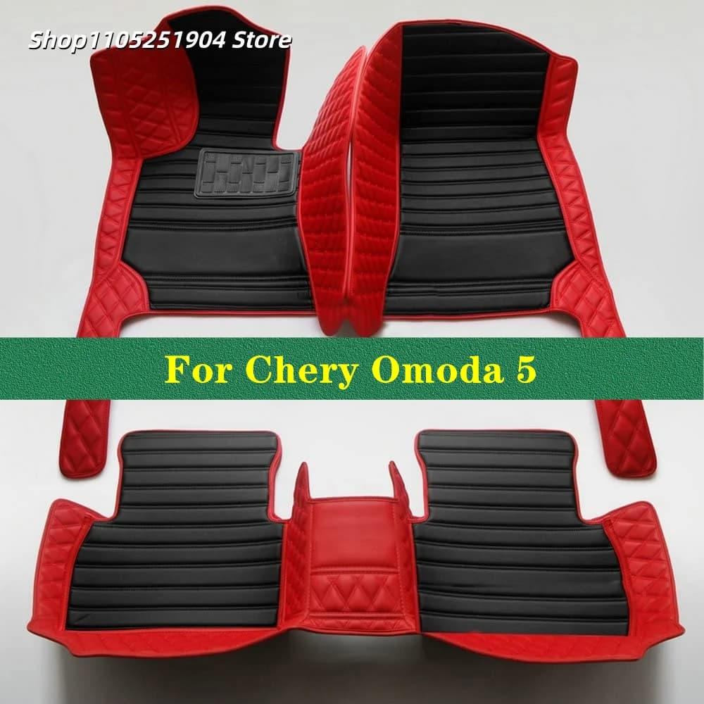 Tappeti auto personalizzati Tappetini per auto per Chery Omoda 5 2022 2023 2024 2025 2026 2027 Tappetino per auto Accessori interni