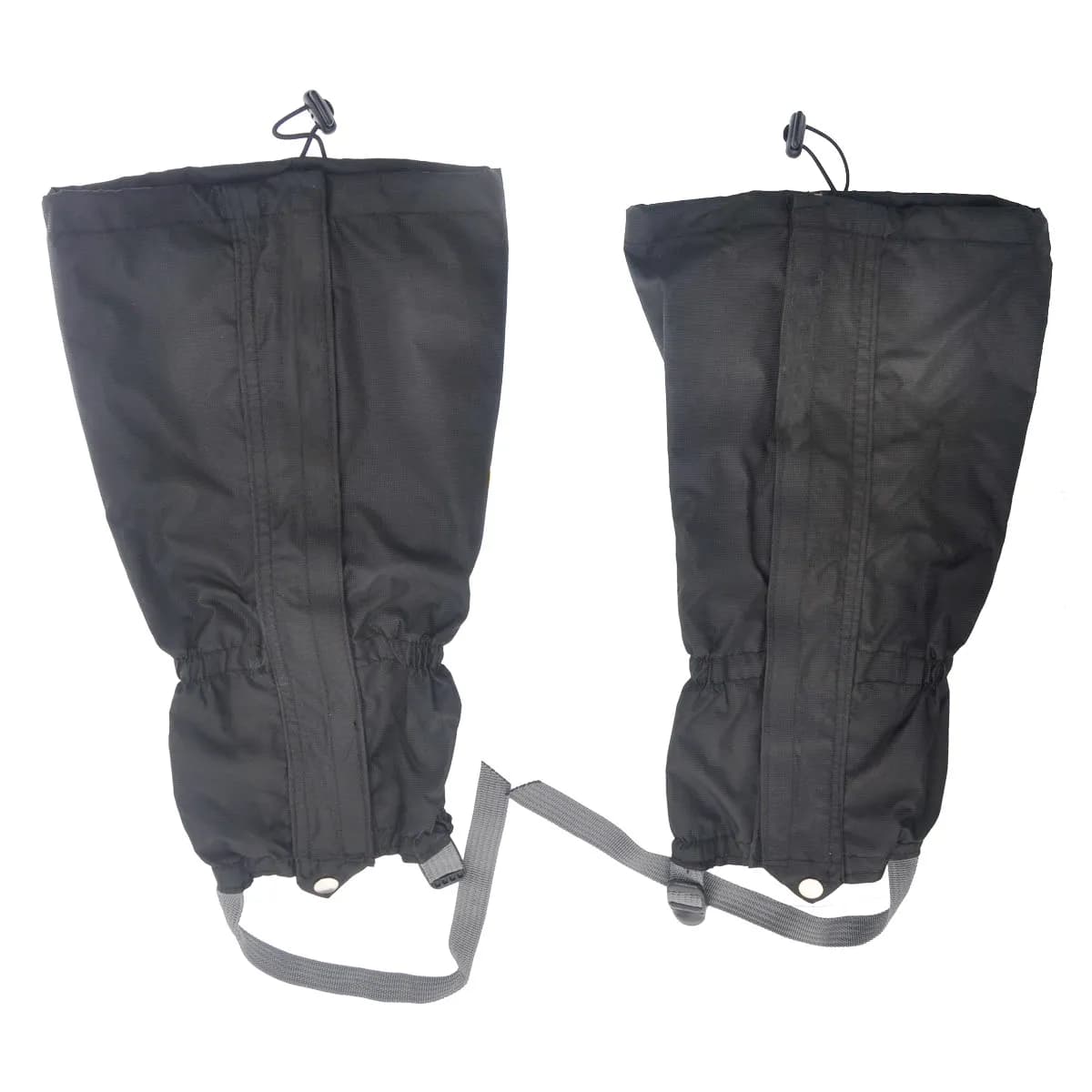 Ghette Impermeabili e Traspiranti per Uomo e Donna, Nere, Taglia Universale, Lunghezza Totale 42 cm, Copriscarpe per Fango, Pioggia, Vento e Neve, Ideali per Escursionismo