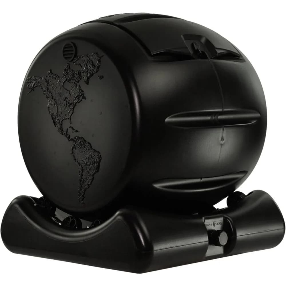 Contenitore per Compost Nero, Senza BPA e Antiruggine, Non Richiede Montaggio, Personalizzabile