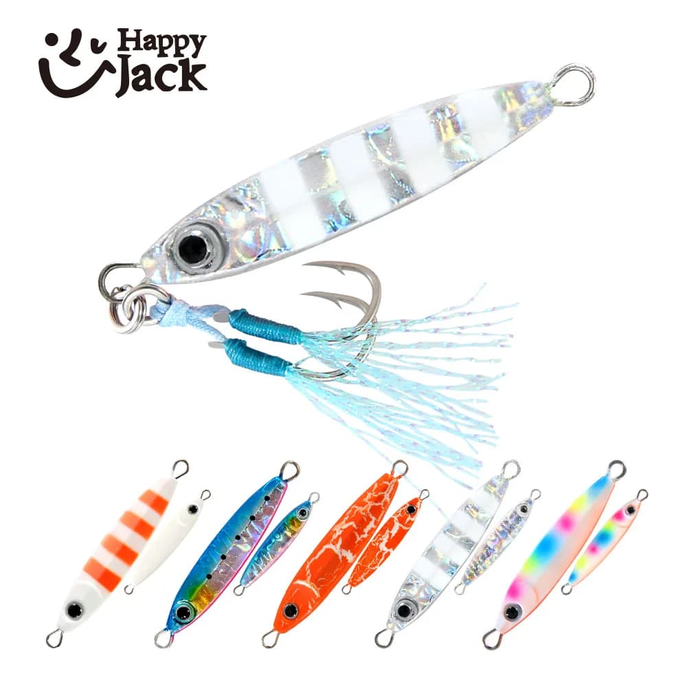HAPPYJACK Shore Casting Jigging Micro Jig 3g 5g 7g 10g 15g Mini jig Fishing Recall Cheap Jig Lure Artificial baits Equipment