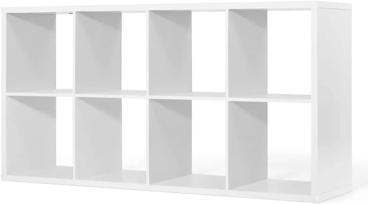 Robusto Organizzatore a Cubo da 13 Pollici per Camera, con Bordo Esterno Extra Spesso, Scaffale Aperto Divisorio, Libreria, 6 Pezzi