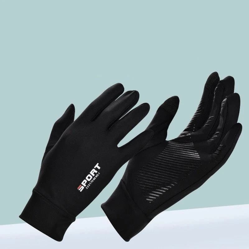 Summer Ice Silk Touchscreen Anti slip Gloves Outdoor Fishing Waterproof Sunscreen Gloves Bicycle Gloves