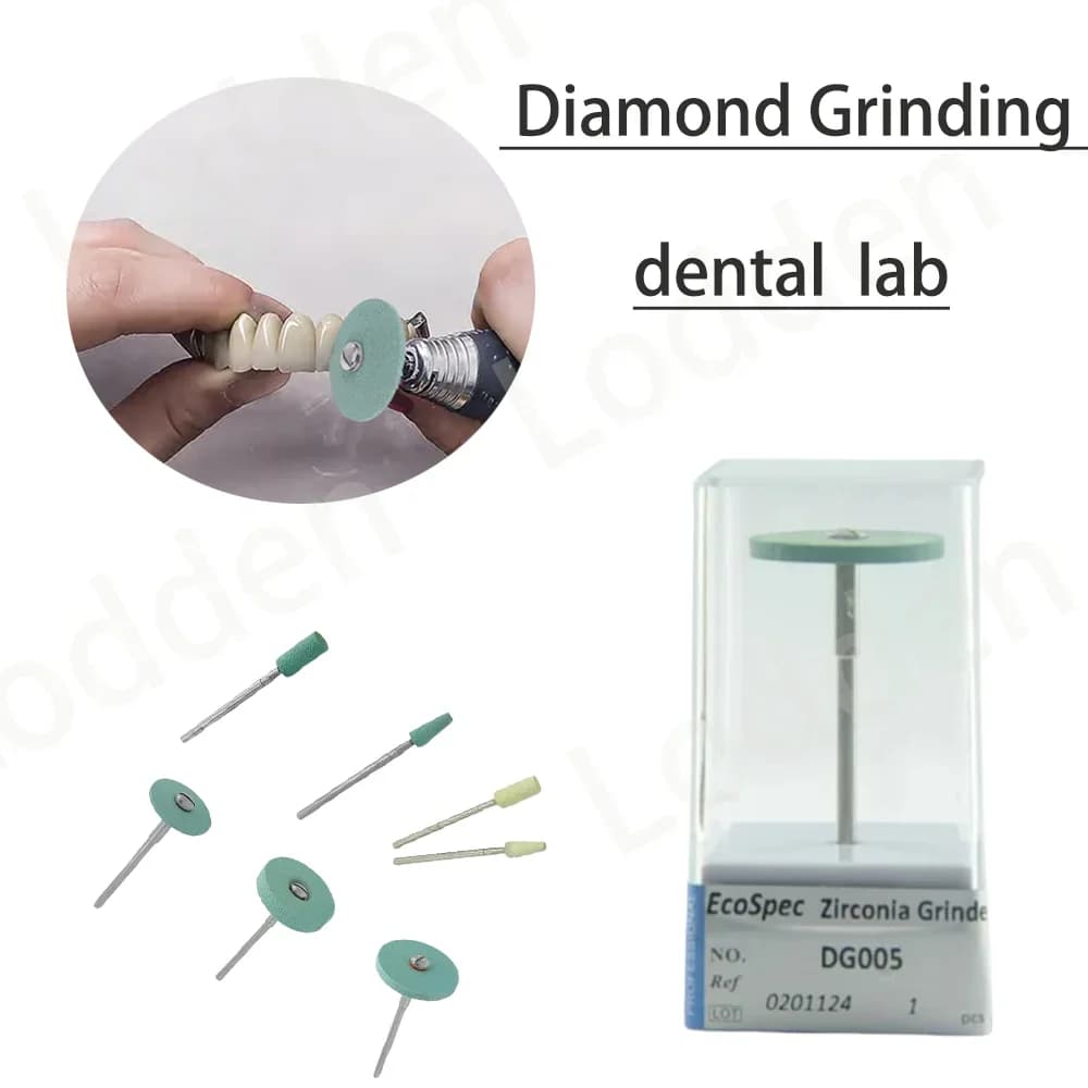 Dental Grinding Polishing Burs Ceramic Diamond Stones Polisher Zirconia Grinding Cutter Diamond Dental Lab Drills Rotary Tools
