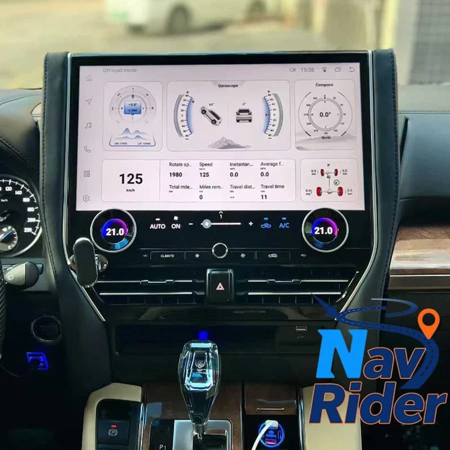 16.8inch For Toyota Alphard Vellfire 30 Series A30 2015-2023 Upgraded Alphard 40 Series A40 CarPlay GPS Navigation Multimedia