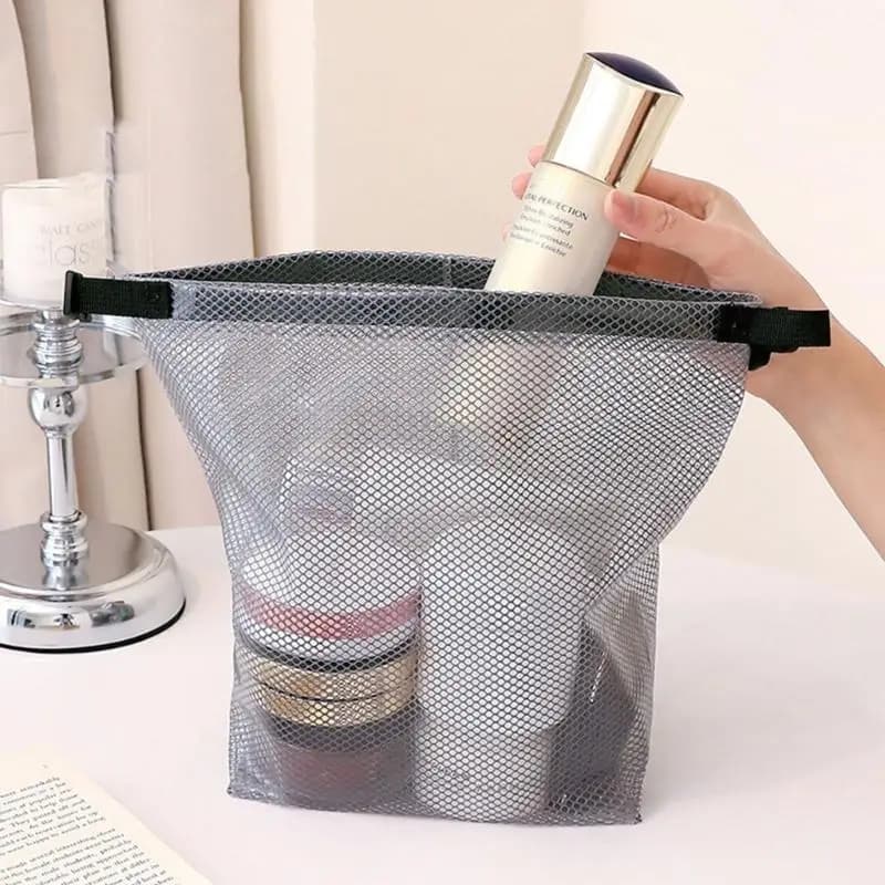 E8BD 2 Pack Waterproof EVA Drawstring Storage Bags For Travel Gym Clothes Wet Dry Separation Durable Laundry Organizers
