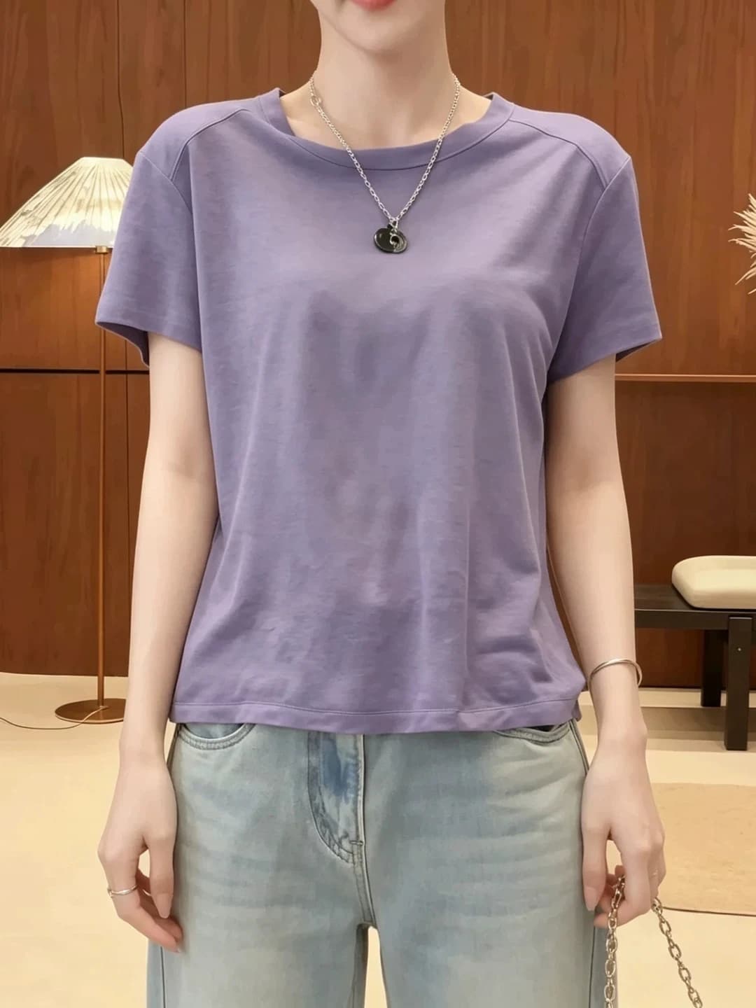 Loose Casual Style Women's T-shirt round Neck Short Sleeve Korean Version Summer New plus Size Comfortable Lazy Fashion Top