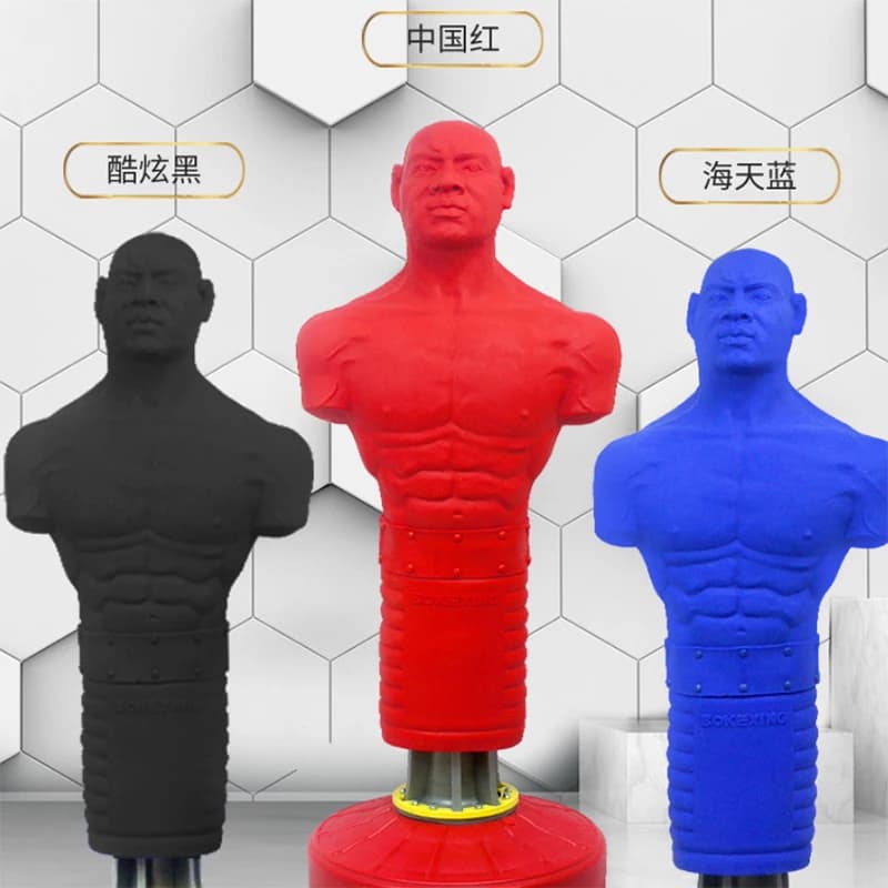 2026 Professional Boxing Equipment Standing Silicone Human Shaped Punching Bag Standing Boxing Dummypromote sales