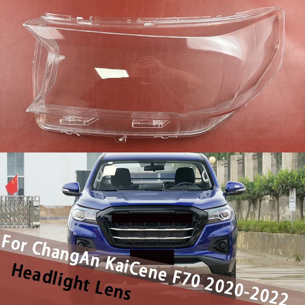 Per ChangAn KaiCene F70 2020 2021 2022 Faro Borsette Trasparente Faro Copertura Lente Plexiglass Sostituire Paralume Originale