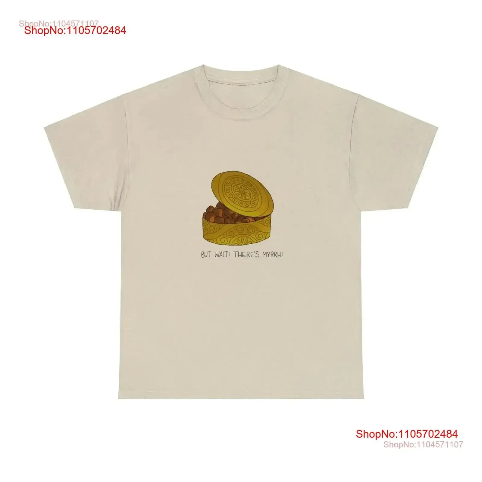 But Wait There's Myrrh Heavy Cotton T Shirt vintage Washed Stretched Soft Unisex Comfortable streetwear Versatile Stylish