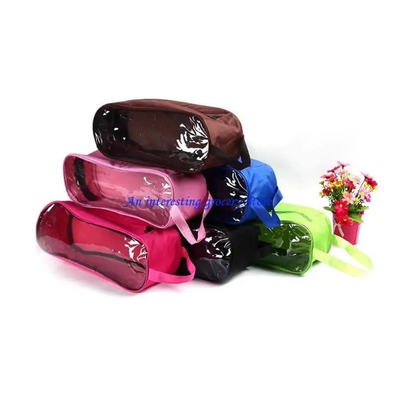 652D Multipurpose Storage Bag with Zipper Basketball Football Shoes Bags Cosmetic Bag