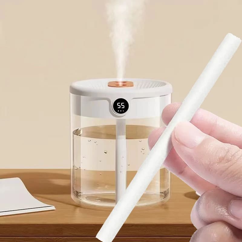 Spugna di ricambio per filtro umidificatore d'aria a lunga durata da 7,5 * 134 mm per diffusori di aromi per la casa e l'ufficio - Rinfrescante e idratante