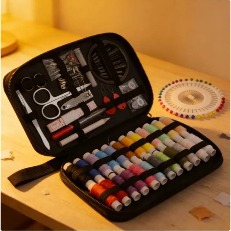 Set di Cucito Multifunzione Fai-da-Te, Kit Completo per Quilting, Cucitura, Ricamo e Accessori per Cucito