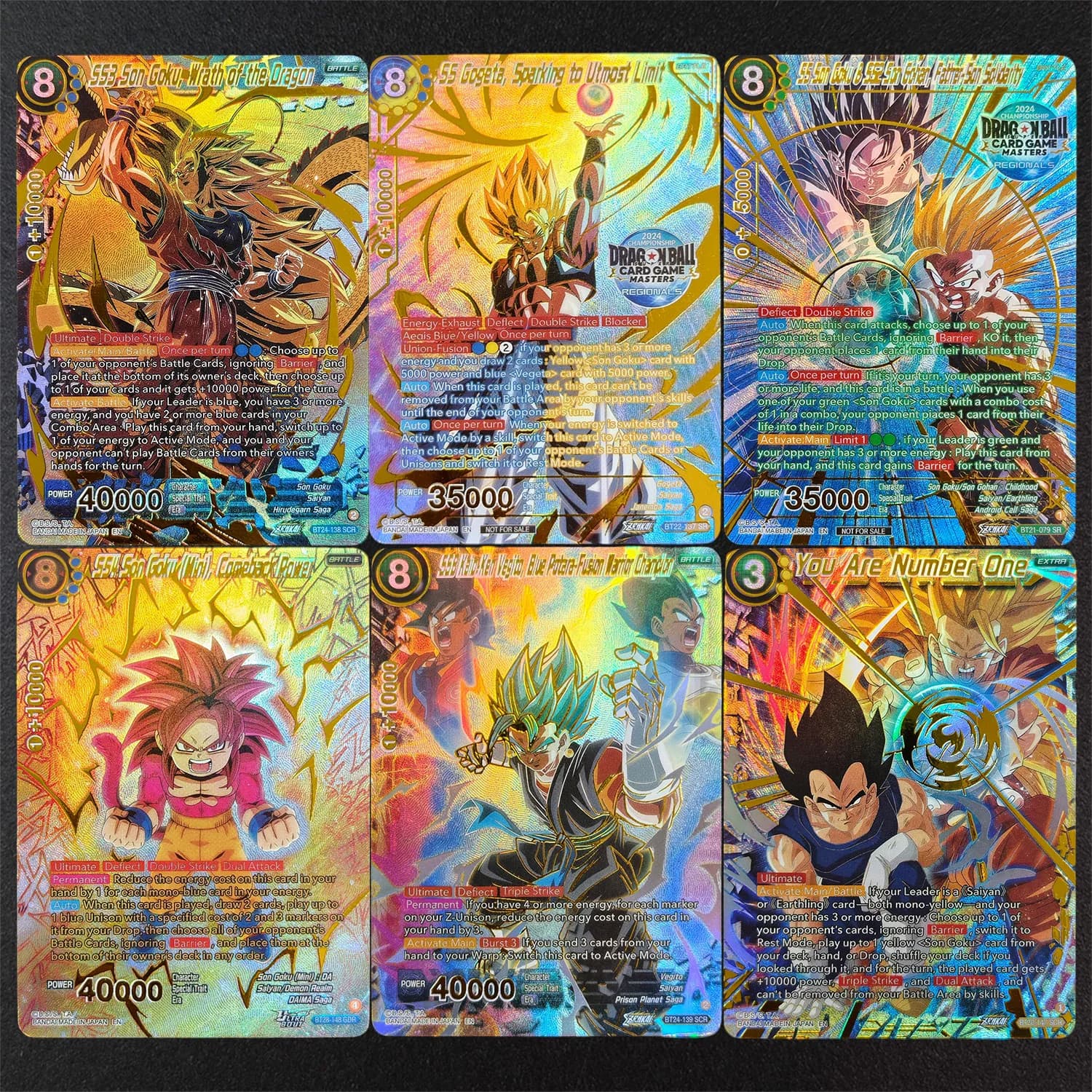 Carte da Collezione DIY Dragon Ball Super Fusion World Son Gohan Beyond Gogeta SS3 SS4 Son Goku Kaio-Ken Android 21