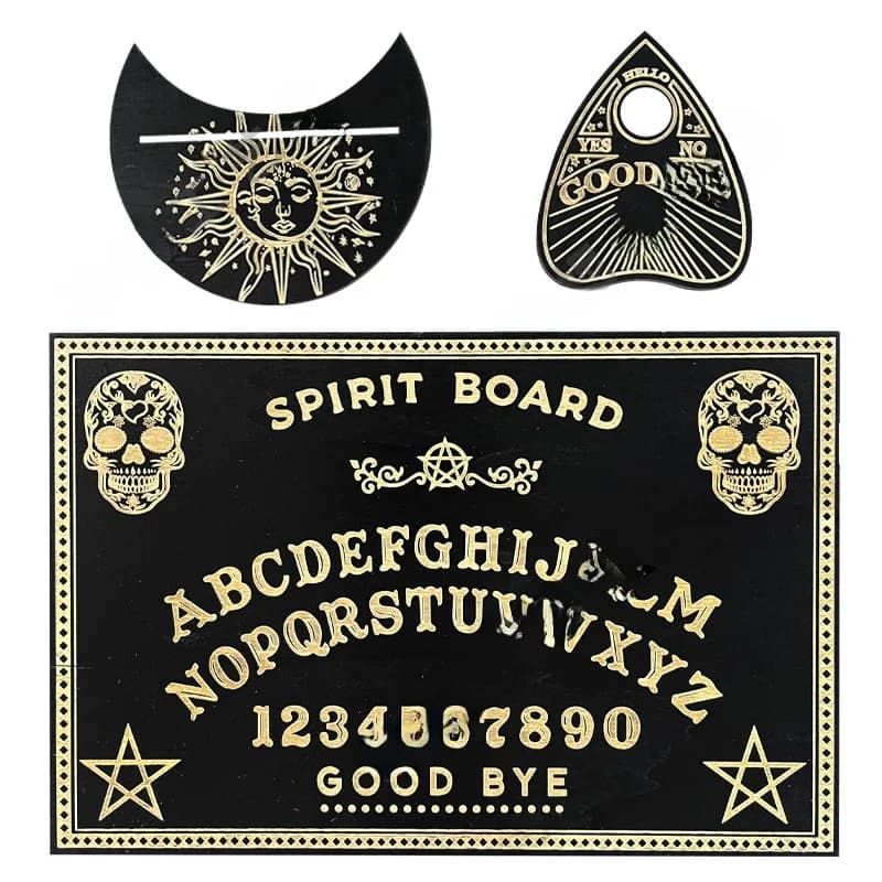 Set di Supporti per Carte dei Tarocchi in Legno Incisi al Laser, Decorazioni in Cristallo, Torre della Forza Spirituale, Design Creativo, T-shirt da Donna