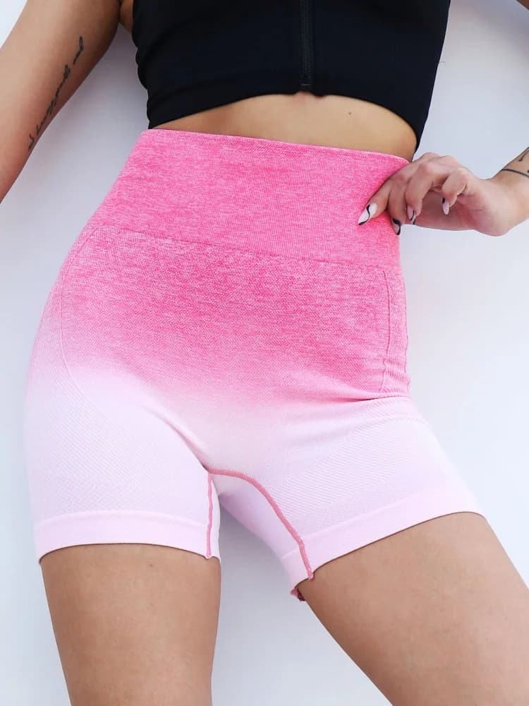 Pantaloncini da donna fitness estivi Leggings sportivi Nuovi pantaloni da yoga da ciclismo Pantaloncini da palestra da corsa traspiranti a vita alta