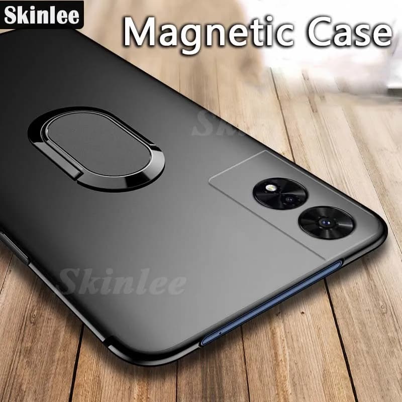 Skinlee per custodia TCL 505 con anello di supporto custodia ultrasottile in TPU morbido in Silicone per custodia posteriore TCL 50 SE 5G