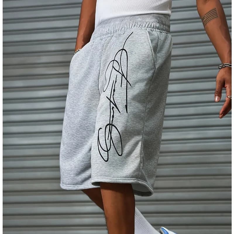 Pantaloncini Sportivi e Casual da Uomo in Stile Hip Hop Gotico Americano, Nuova Moda Unisex Estiva