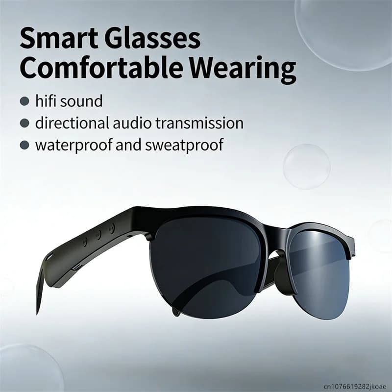 Occhiali da Sole Intelligenti G58 Originali con Auricolari, Musica Stereo HiFi, Bluetooth 5.4, Cuffie Wireless per la Guida con Microfono HD per Chiamate