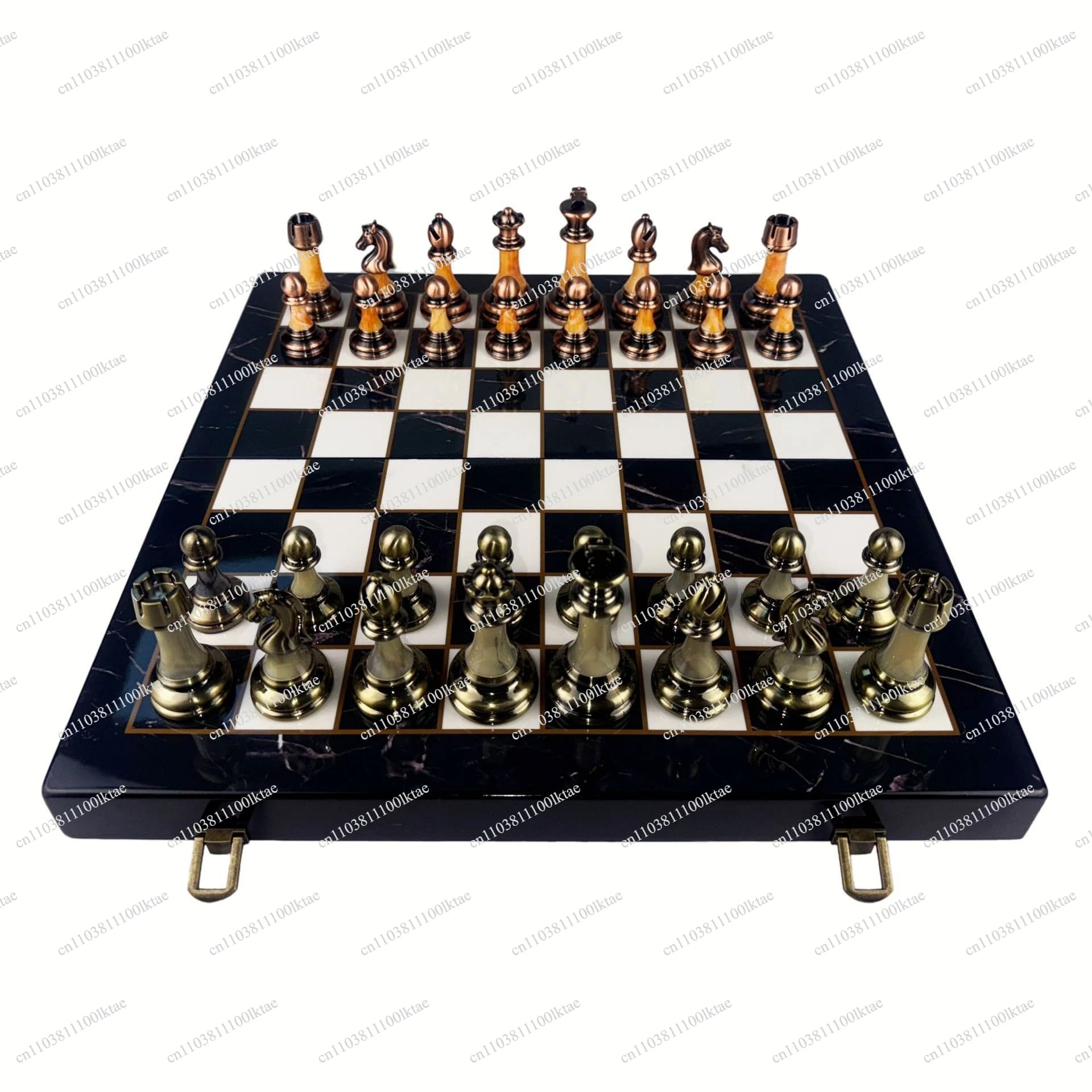 Intelligence Deluxe Wooden Chess Set 15 Inch Foldable Chessboard Student Children