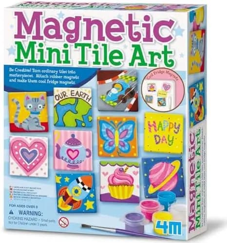 Kit Artistico Magnetico Mini Piastrelle 4M per Bambini 8+