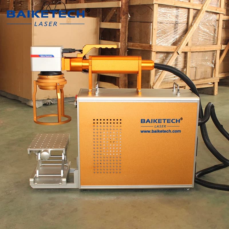 Factory Direct Fiber Laser Marking Machine Desktop Laser Engraver Stainless Steel Hardware Nameplate Logo Permanent Marking Equi