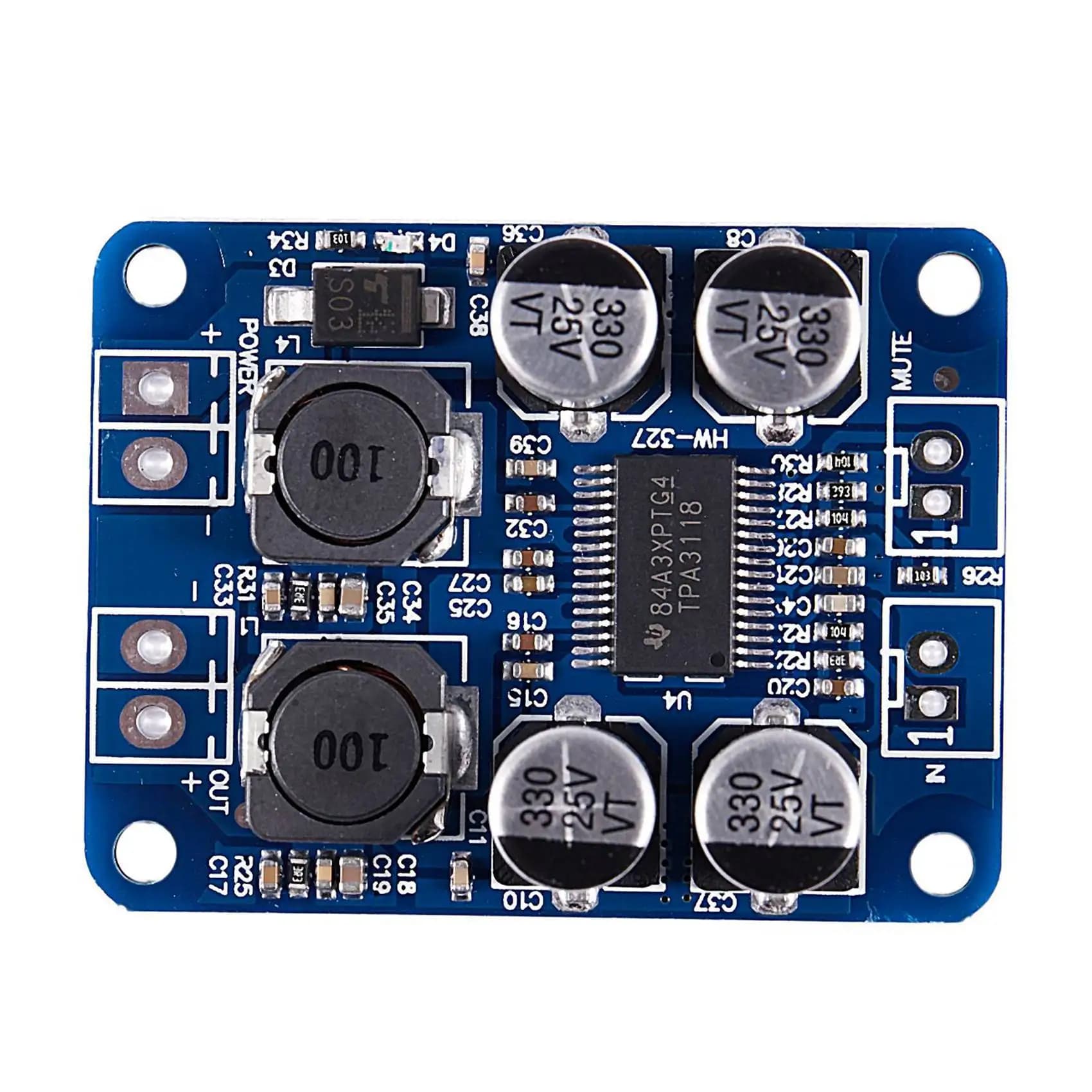 A45U 3X DC 8-26V TPA3118 PBTL Mono Amplifier Digital Module AMP 1X60W For Arduino