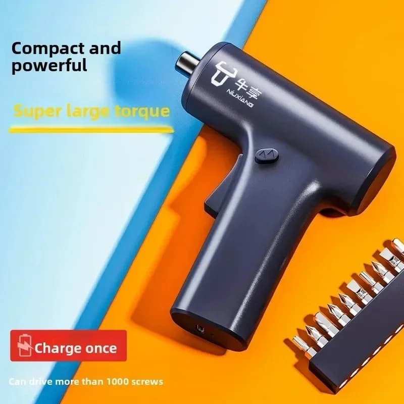 Electric Screwdriver Set Cordless Electric Drill Driver Household Small Electric Screwdriver Household Repair Tools