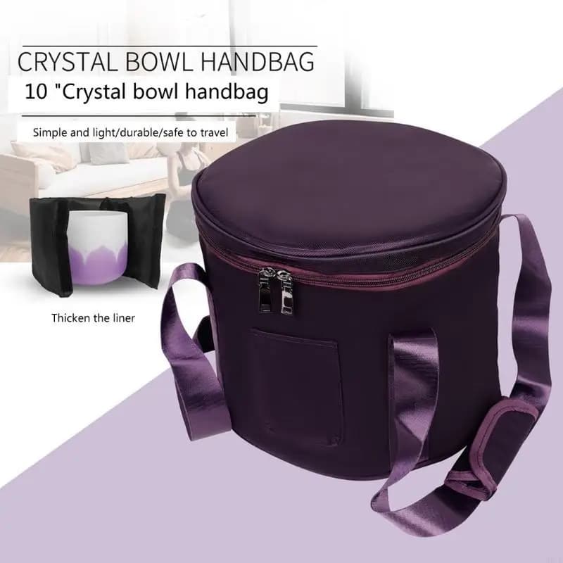 Crystal Singing Bowl Padded Carry Bag Meditation Yoga Singing Bowl Parts