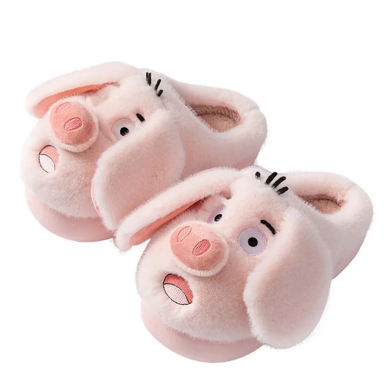 Adorabili e carini pantofole in pile Piggy da donna - Pantofole in peluche indossabili di nuovo stile per il calore domestico e interno