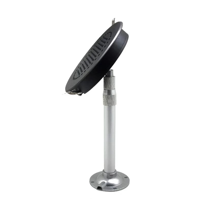 Silver Wood Directional Speaker, LISEN G-18 with Bluetooth 5.0, 10-15° Beam, 25W Ceiling Mount for Retail & Museum Audio