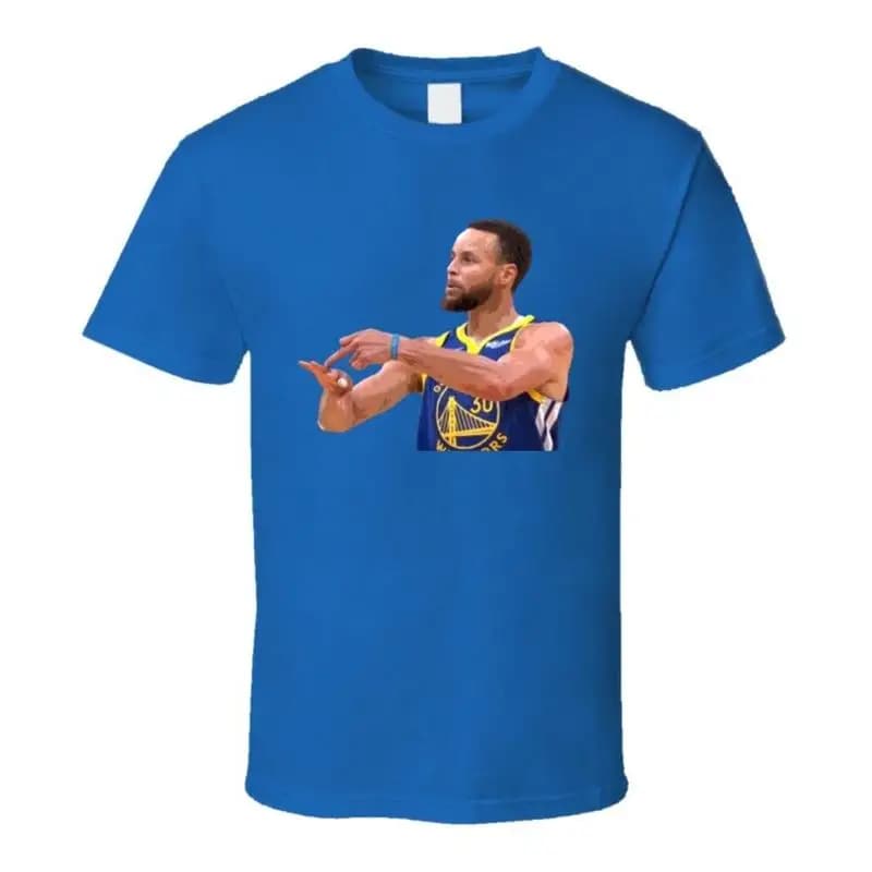Maglietta da basket celebrativa con anello di Steph Curry