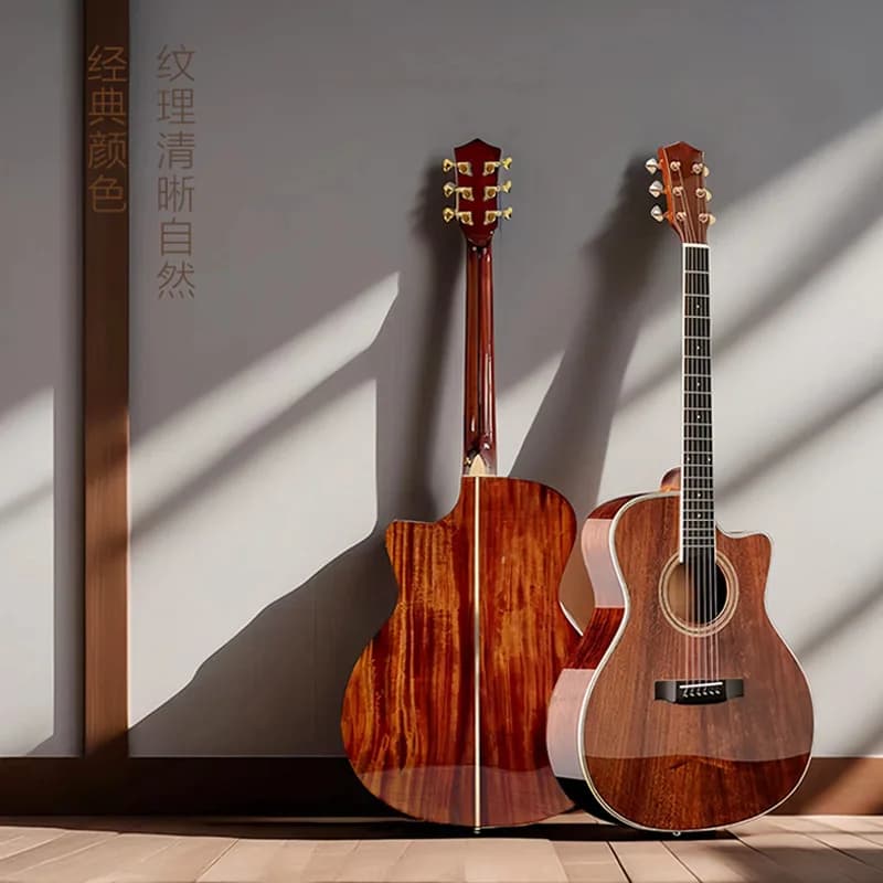 Ukulele da Concerto 23 Pollici, Interamente in Mogano, Finitura Lucida, Tastiera in Palissandro, Direttamente dalla Fabbrica, Ideale per Principianti e Viaggi