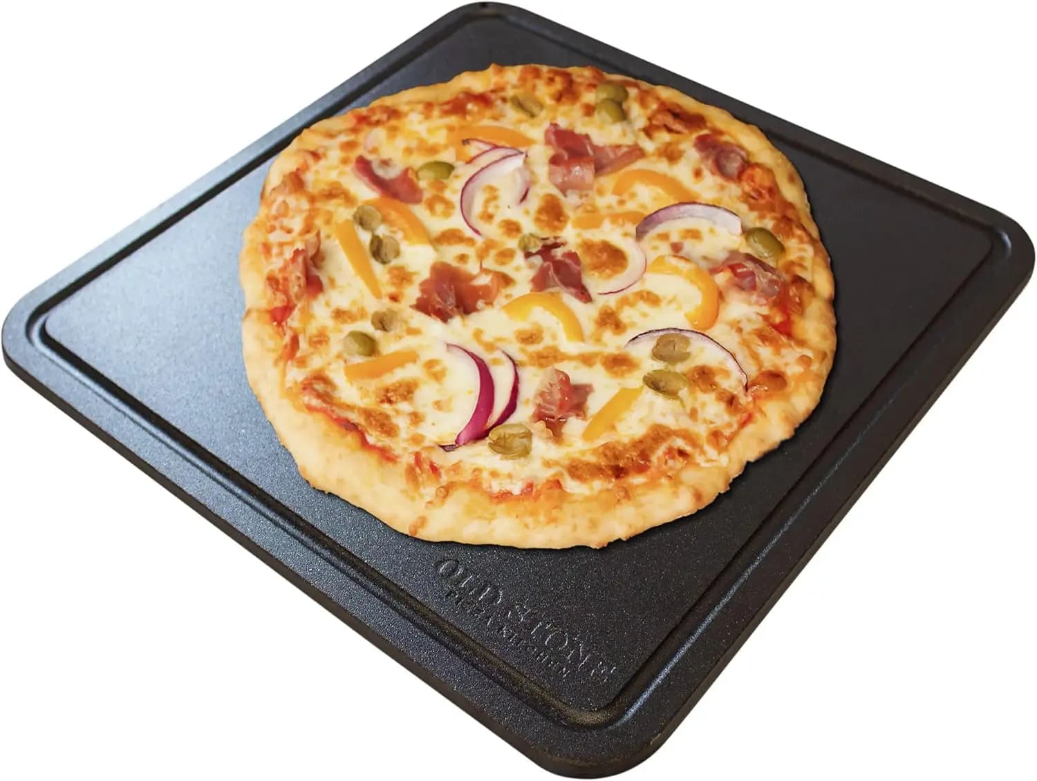 Piastra per Pizza da 14x14 Pollici per Forno, Spessore 1/4 di Pollice, Alternativa Resistente alla Pietra Refrattaria